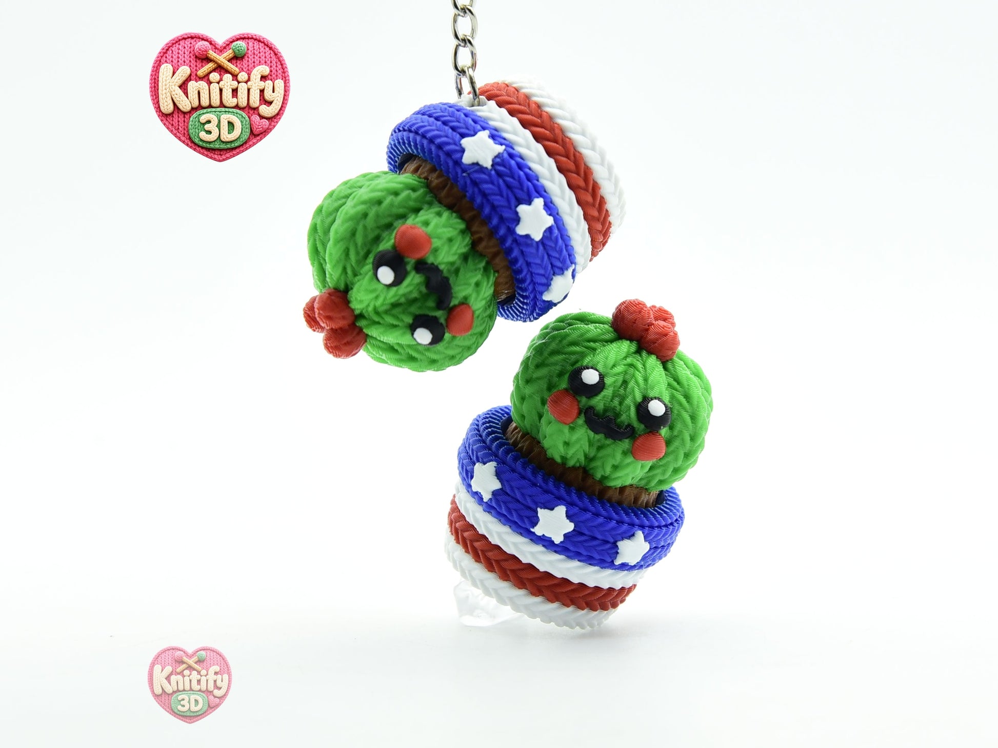 Knitify3D-Knitted Happy Cactus for Plant Lovers Fidget Clicker Keychain_08.jpg
