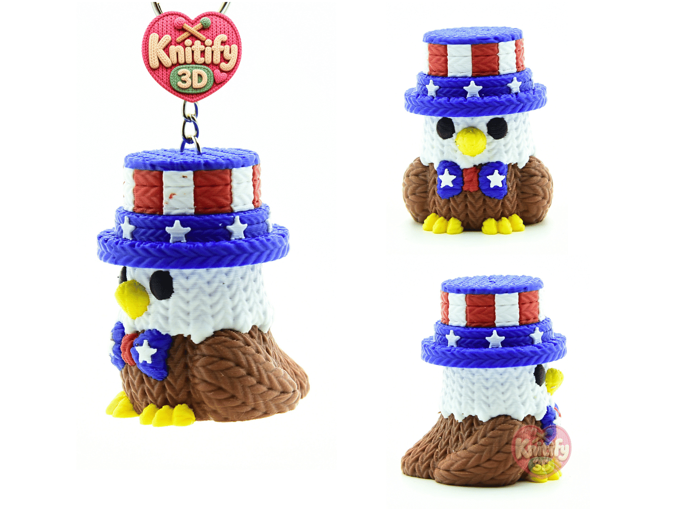 Knitify3D-Knitted Patriotic Eagle Set of Clicker Keychains_02.png