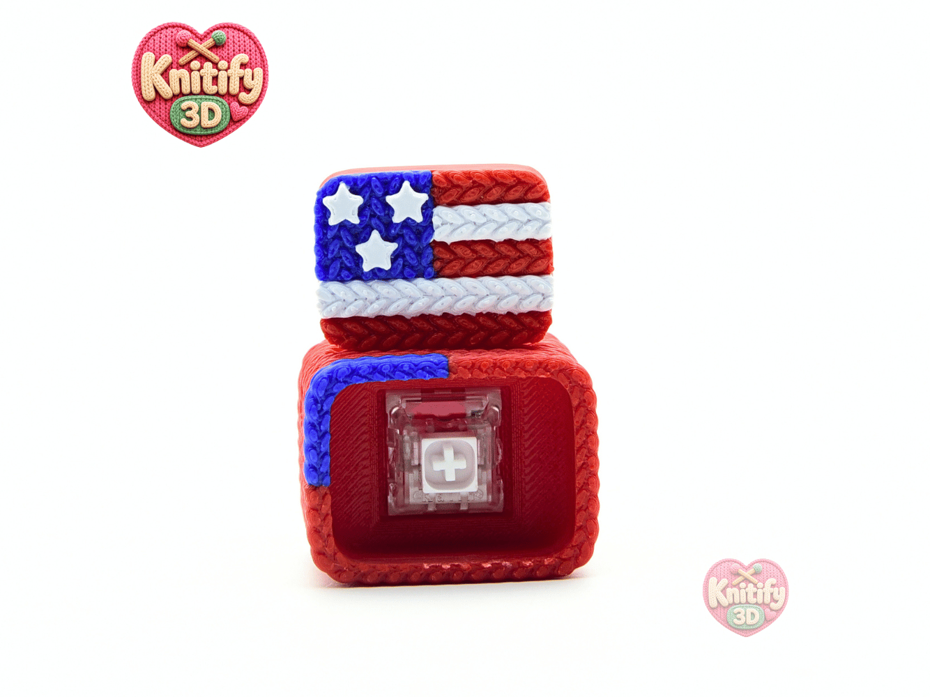Knitify3D-Knitted American Flag Fidget Clicker Keychain_03.png