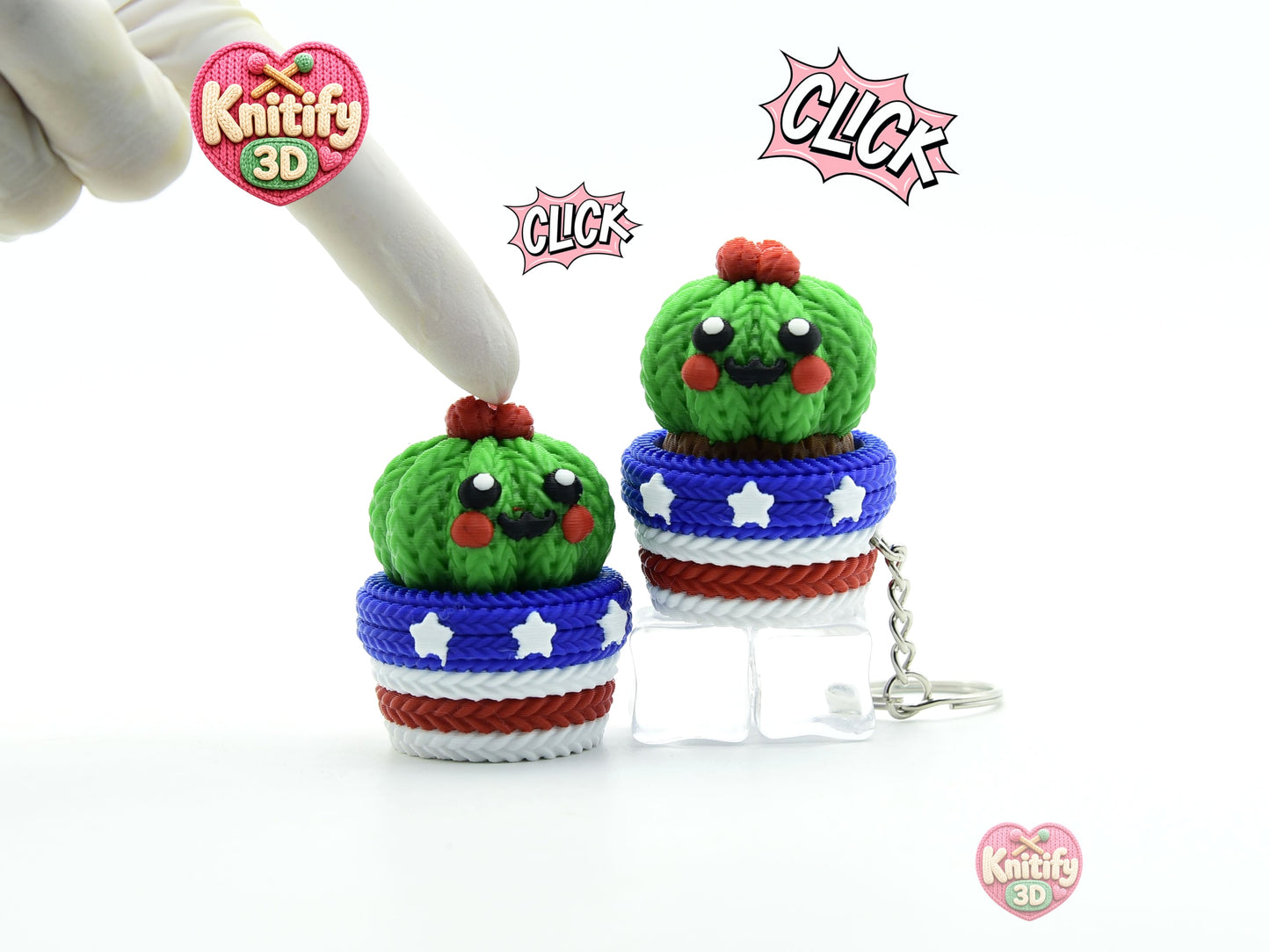 Knitify3D-Knitted Happy Cactus for Plant Lovers Fidget Clicker Keychain_01.jpg
