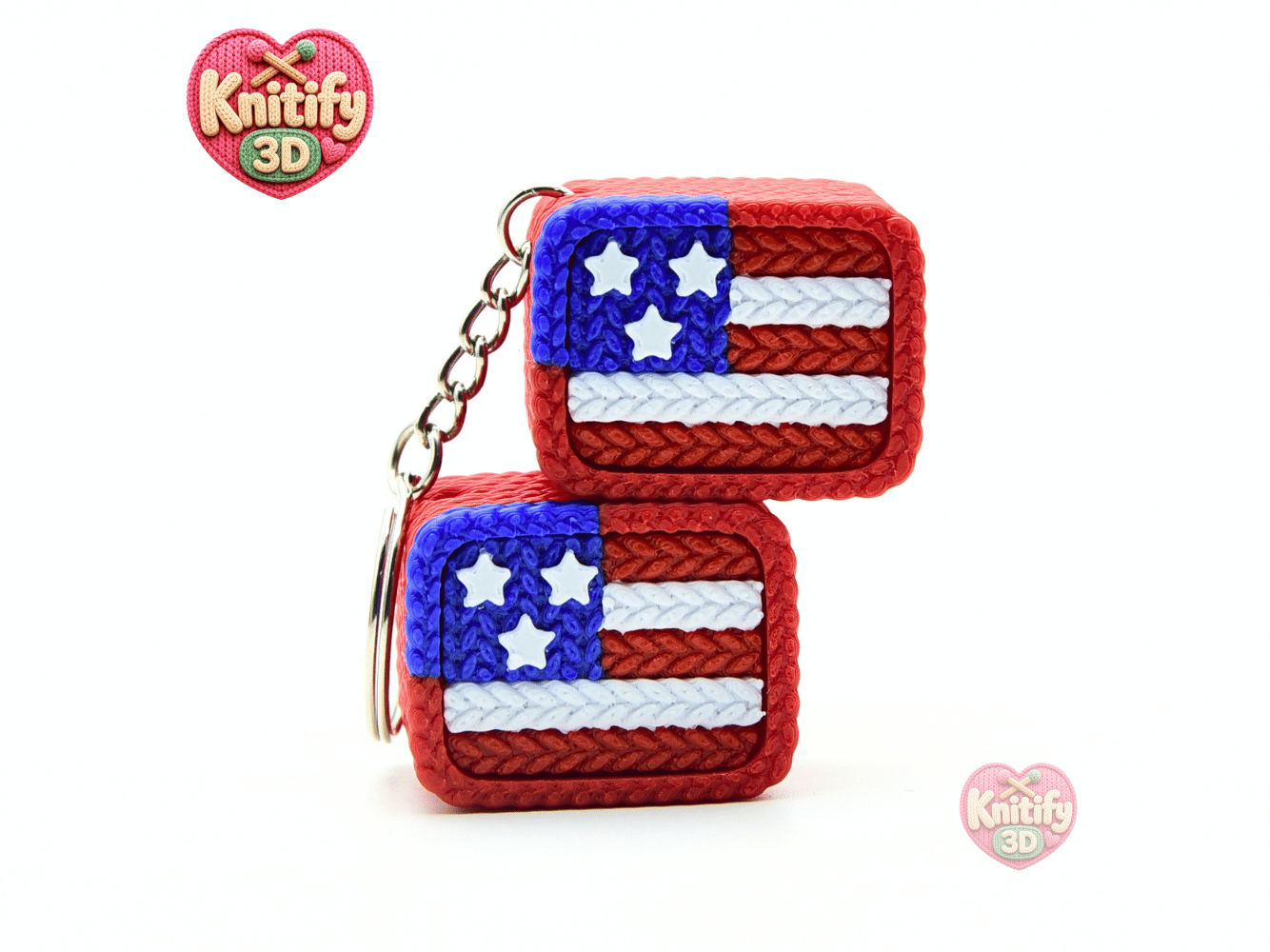 Knitify3D-Knitted American Flag Fidget Clicker Keychain_09.png