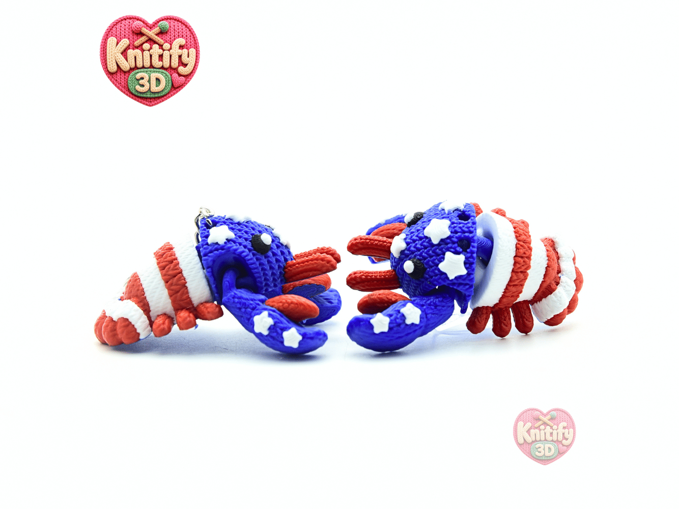 Knitify3D-Knitted July 4th Patriotic Lobster Articulated Keychain_08.png