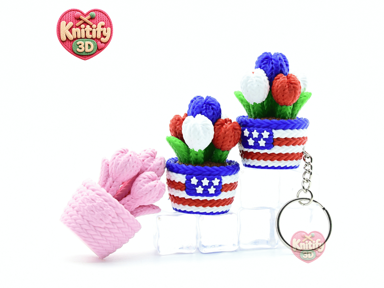 Knitify3D-Knitted Patriotic Tulips Fidget Clicker Keychain_08.png