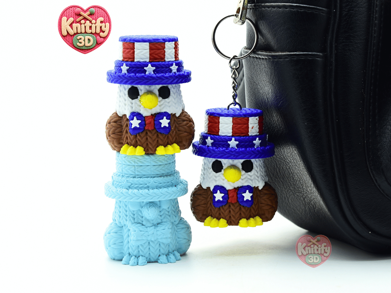 Knitify3D-Knitted Patriotic Eagle Set of Clicker Keychains_04.png